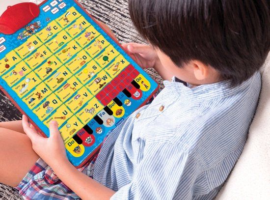 Lexibook Paw Patrol Tweetalige Sprekende Educatieve Poster - EN/FR