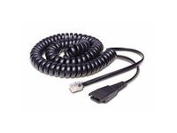 Jabra QD/RJ10 Cable - Black - 0.5m