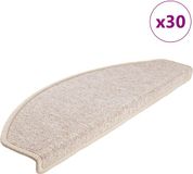 vidaXL Trapmatten 30 stuks 65x24x4 cm Taupe Rechthoek Zelfklevend