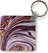 TheKeyMeister Sleutelhanger - Marmer - Roze - Goud - Glitter - Luxe - Unisex