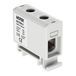 Verdelerblok Morek 3811 Bloc de distribution F. AL/CU Convient Gris 1,5 50 mm2–5 broches. 1000 V AC/DC Pince isolée OTL 50 maa1 050 a10
