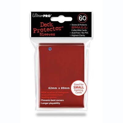 Ultra Pro Sleeves Small Red 60 D 10