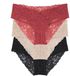 Dorina Dames slip 3-pack Kant - Lana - Kanten dames onderbroeken - microfiber ondergoed - XXL