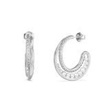 Joyeria GUESS Tiny Pearly oorbellen met kristallen en parels JUBE05524JWRHT/U