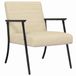 vidaXL Fauteuil Crème Stof 59 x 75 x 78 cm