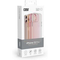 Casr Set van 3 ultra dunne beschermhoesjes in lichte kleuren voor iPhone 13 Pro