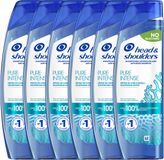 Head & Shoulders Pure Intense Hoofdhuid Detox Anti-Roos shampoo - Met Zeemineralen - 6 x 250ml