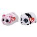 TY - Peluche - Teeny s - Tabor Tiger & Bamboo Panda - Multicolore
