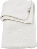 Meyco Baby Knots Teddy Ledikant Deken - Offwhite - 100x150cm - 2.0 TOG