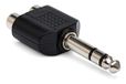 Hosa GPR-484 Adapter Dual RCA naar 1/4" TRS