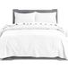 Elegant Comfort Zachte 4-delige 100% Turks Katoenen Flanellen Lakenset - Premium kwaliteit, hoeslaken met diepe hoeken, ultra zacht, behaaglijk warm en pluisvrij flanellen lakens - Cali King, wit