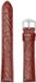 Hirsch Strap Crocograin L Brun Cuir Unisexe 18 mm