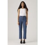 Levi's Ribcage Western Yoke Valley View Stone Taille: W31L27 | Straight Pantalon Outlet | Femme | Bleu