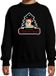 Bellatio Decorations Shoppartners Bv Dieren kersttrui vos zwart kinderen - Foute vossen kerstsweater jongen/ meisjes - Kerst outfit dieren liefhebber 134/146