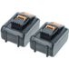 Vhbw 2x Batterie Compatible Avec Worx Wx163.3 Wx163.1, Wx163.2, Wx163, Wx164.3, Wx163.m, Wx164, Wx166 Outil Électrique (3000 mAh, Li-ion, 20 V)
