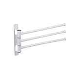 Ibergrif M31013W- Frost, Wall Towel, Flexible Triple Flat Towel, White, 41 cm