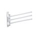 Ibergrif M31013W- Frost, Wall Towel, Flexible Triple Flat Towel, White, 41 cm