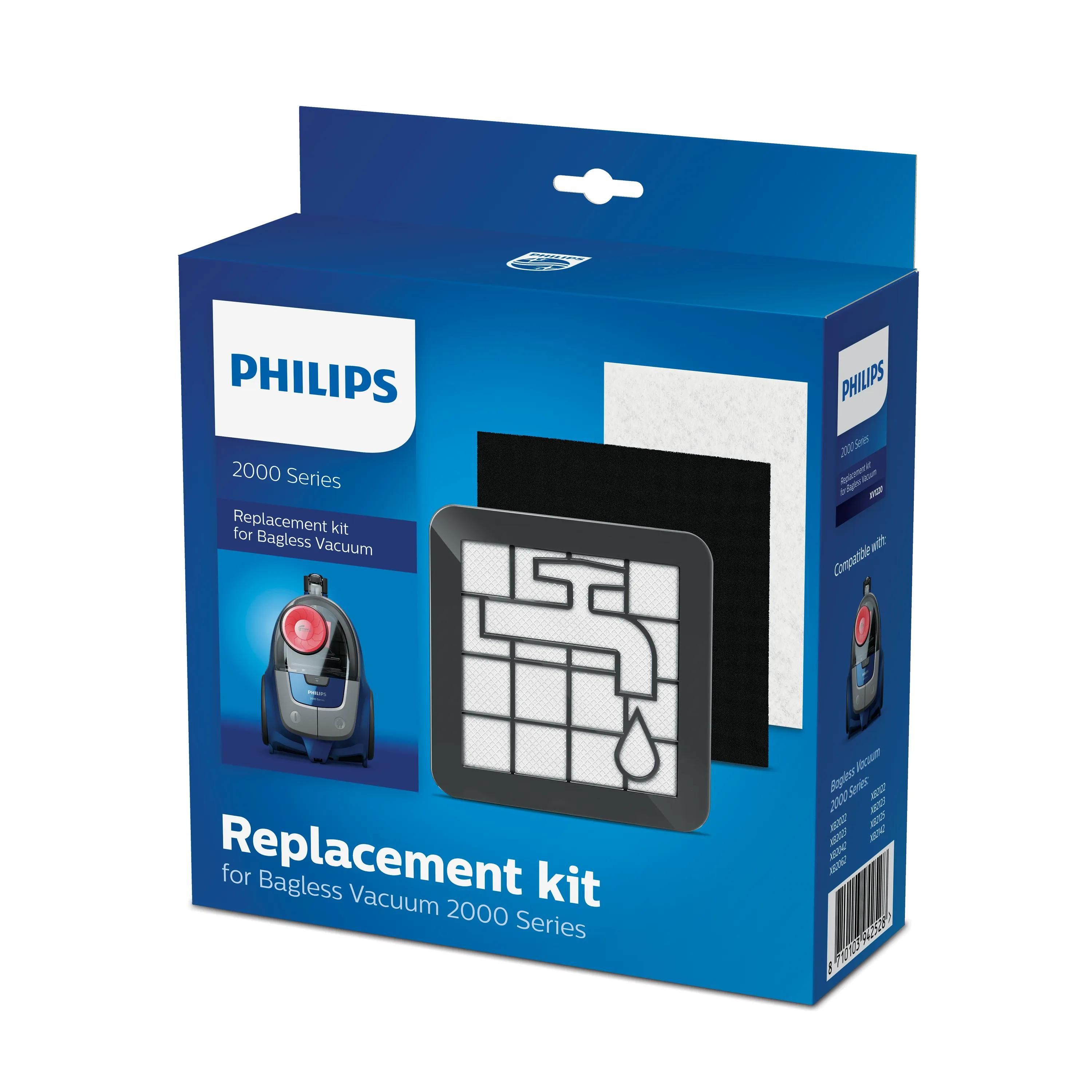 Philips XV1220/01 Filter Vervangingsset - Geschikt voor Philips Stofzuigers