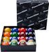 PowerGlide 16 Ball Pool Set | Tournament | 1 7/8" / 47,5 mm diameter | Spots, Stripes, Black & Cue Balls | Boxed