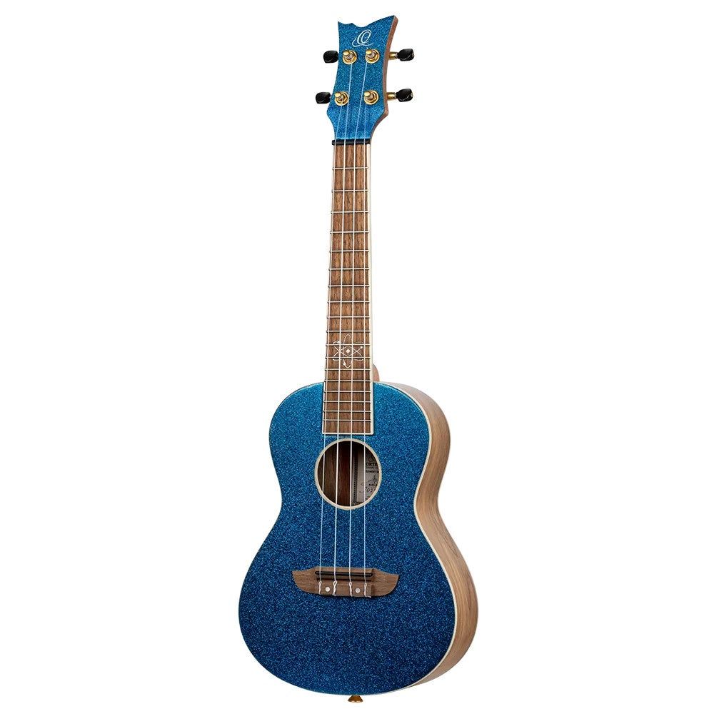 Ortega RUEL-MBL Element Series Concert Ukulele - Metallic Blue with Gig Bag