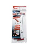 fischer PLADUR DuoTec Gipsplaatpluggen, voor TV-houder, 12 mm, 4 stuks, Grijs/Rood