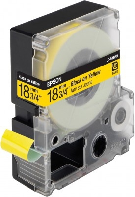 Epson Pastel Tape - LC5YBP9 Pastel Blk/Yell 18/9