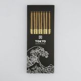 Tokyo Design Studio Eetstokjes Set Bruin Hout 5 paar