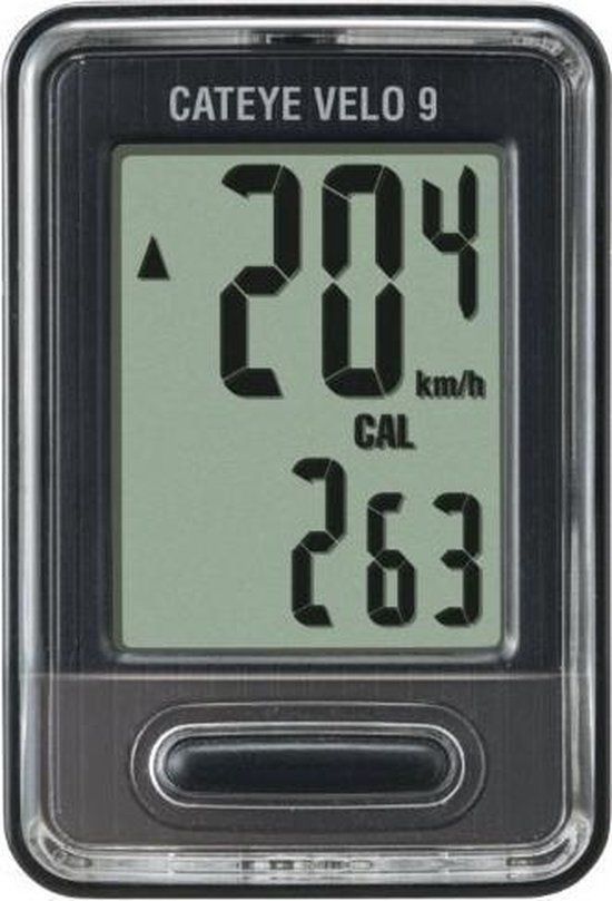 CatEye Velo 9 CC-VL820 Fietscomputer - Zwart