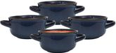 Home Deco Factory Soepkommen Classic - donkerblauw - 6 stuks