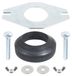 Kit de fixation universelle pour réservoir de toilette avec pièces métalliques