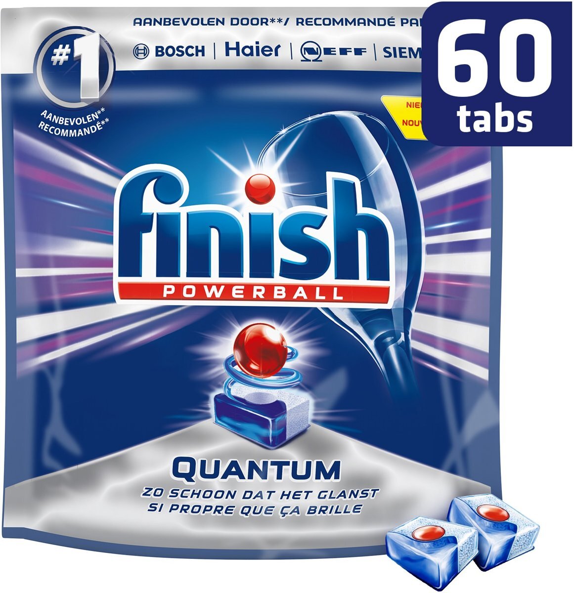 FINISH Quantum Regular - Vaatwastabletten - 60 tabs