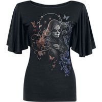 Spiral Gothic Grace Spiral T-shirt - Zwart - S tot 4XL