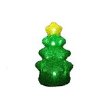 Autour de Minuit 5SIL112BC LED kerstboom, acryl, wit, 11 x 9,5 x 18 cm