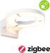 Paulmann LED-wandarmatuur voor buiten Smart Home Zigbee 3.0 Capera Schemergestuurde bewegingsmelder (IR) insectvriendelijk IP44 231 mm Tunable Warm 12,5W 800lm 230V Wit Aluminium