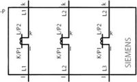 Siemens 7KT1201 Stroomomvormer 3-fasig Primaire stroom 100 A Secundaire stroom 5 A Doorvoer (Ø):13 mm Schroefbevestiging