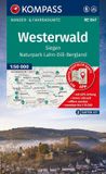 KOMPASS Wanderkarten-Set 847 Westerwald, Siegen, Naturpark Lahn-Dill-Bergland (2 Karten) 1:50.000