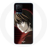 Maniacase Etui voor Vivo Y21s 2021 / Y21 2021 Light Yagami Death Note Anime Manga