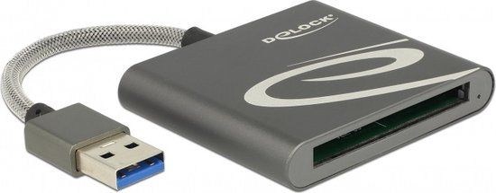 DeLOCK 91525 USB 3.0 Card Reader - CFast - Grey