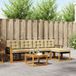vidaXL - Acacia Houten Loungeset - Natuurlijk en Beige