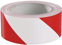 Ampere Traffic vloertape Standard - rood wit | 5 cm breed