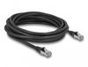 Delock 80137 netwerkkabel Zwart 5 m Cat6a S/FTP
