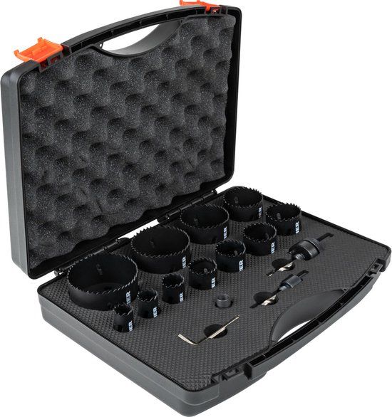 STIER Gatenzaagset HSS Co8 Bimetaal - 17 stuks