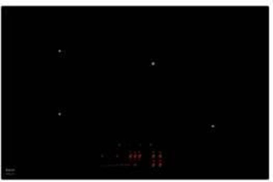 Nova 1726 - 80 cm Induction Cooktop - 4 Zones - Black - Built-in