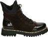 2Go Fashion - 8259502 - Hoge sneakersVeterbootsDames veterschoenenDames sneakersHalf-hoge schoenen - Kleur: Bruin - Maat: 41