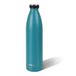 wenco Drinkfles roestvrij staal 1l / 1000ml geïsoleerd en lekvrij voor koude en warme dranken ook als thermoskan bruikbaar BPA-vrij - blauw, caribean blue