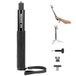 NEEWER Verlengstuk compatibel met DJI OSMO Action 5 Pro 4 3 GoPro Insta360 AKASO, onzichtbare selfiestick, 70,5 cm, actiecamera-adapter en magneethouder met snelontgrendeling voor video, GP-86