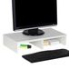 IDIMEX Monitorstandaard MONITOR 50 cm breed - Wit