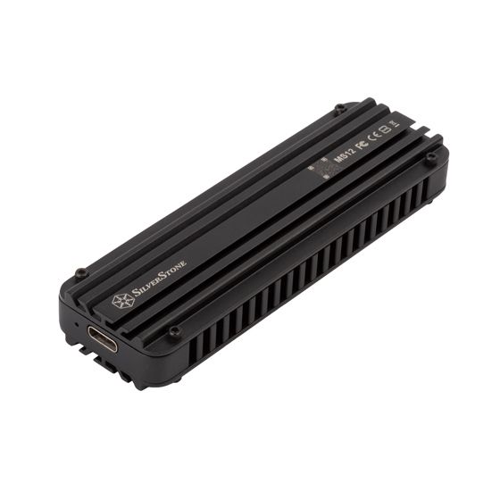 Silverstone MS12 - Behuizing voor opslagstations - Zwart