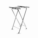 Lacor - 61870 - houder, voor alle soorten tablets, maximale stabiliteit, antislip voeten, opvouwbaar, roestvrij staal, 41,5 x 52 x 82 cm