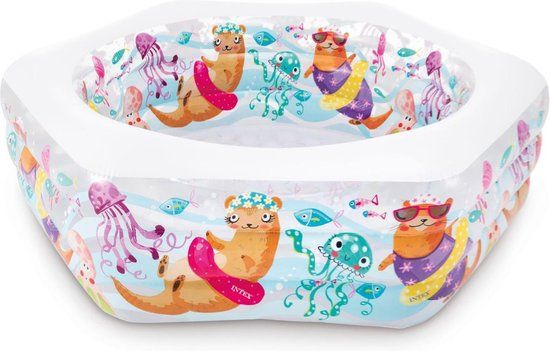 Intex Happy Otter Pool - Opblaaszwembad - 191 x 178 x 61 cm